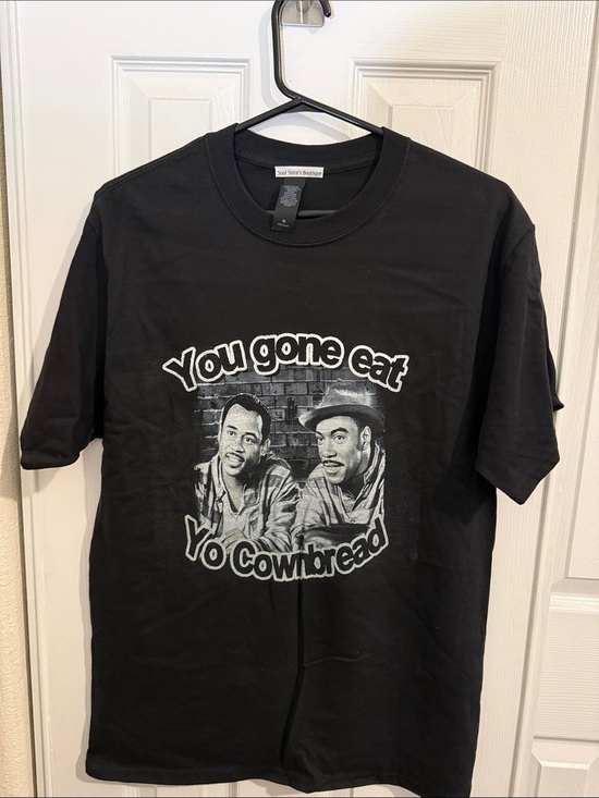 Hanes Other - Hanes Black Graphic Tee "You gone eat Yo Cornbread"